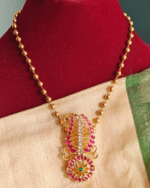 Andal kondan pendant with ball chain