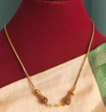 Antique ruby ball chain