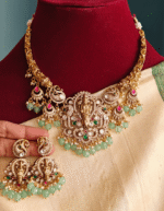Vishnu victorian necklace set with earrings