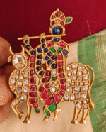 Krishna brooch