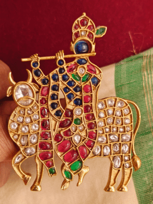 Krishna brooch