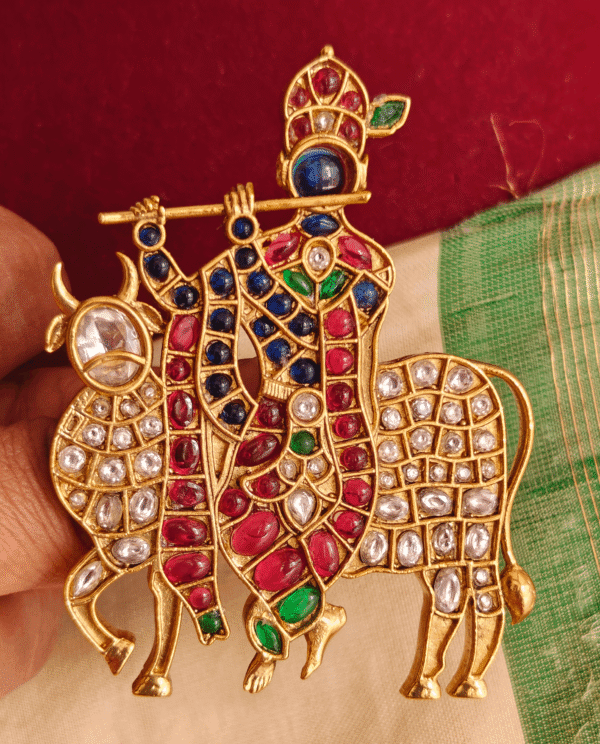 Krishna brooch