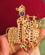 Krishna brooch