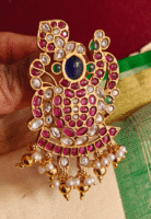 Kundan srinathji pendant