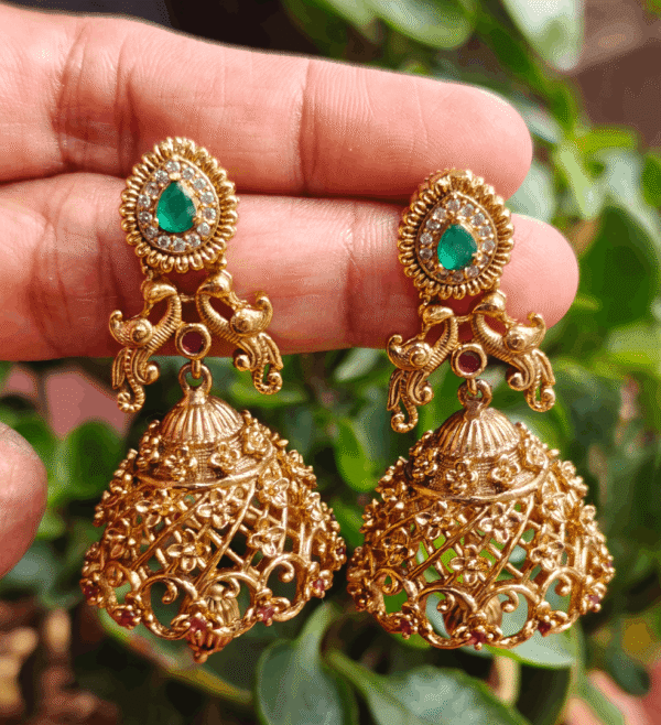 Filigiri work jhumkha