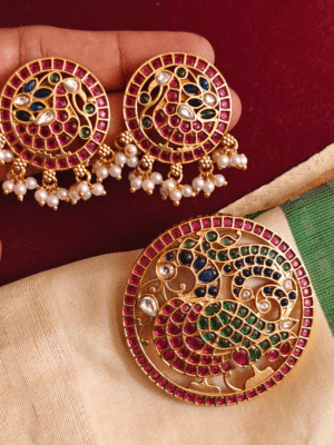 Annam multicolor pendant set