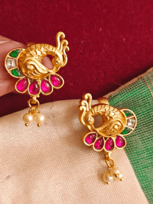 Mayil bugadi earrings