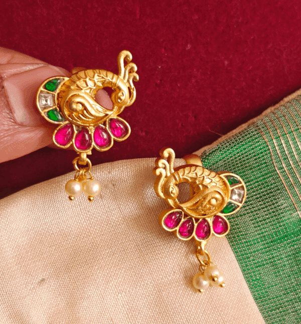 Mayil bugadi earrings