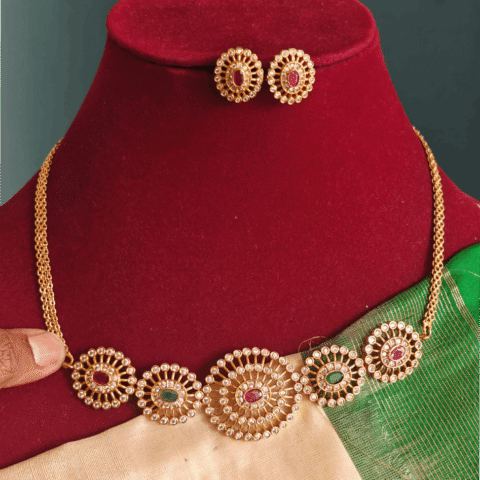 Neelvattam necklace set