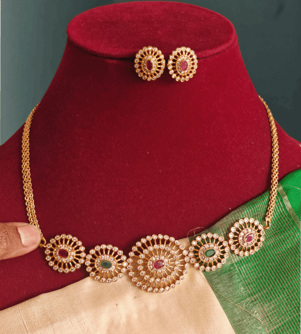 Neelvattam necklace set