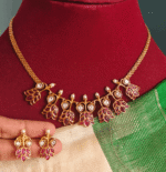 lotus kemp white stone necklace