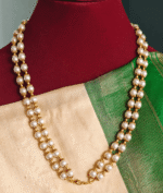 Double line shell pearl mala