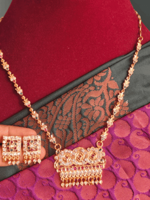 80's classic padhakkam necklace (multicolor)
