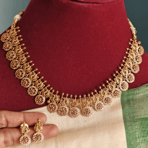 Annam kasu necklace