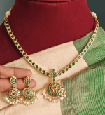 Green attigai necklace