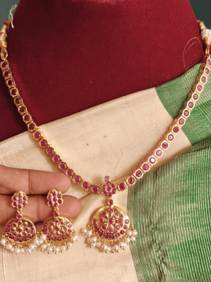 Ruby attigai necklace