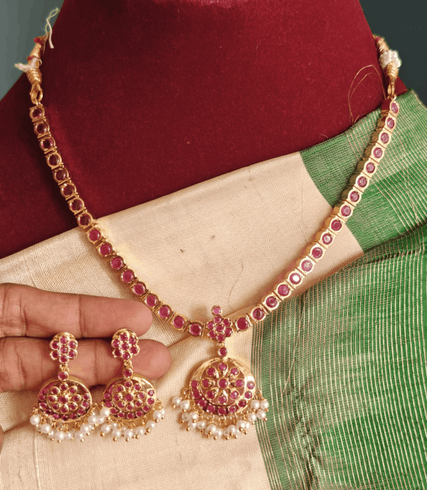 Ruby attigai necklace