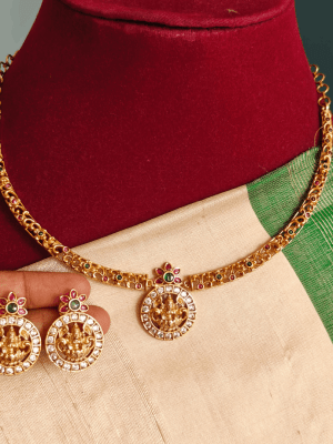 Lakshmi hasli necklace set