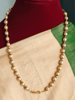 Single line pearl mala with fish hook
