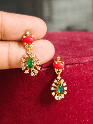 Coral earring