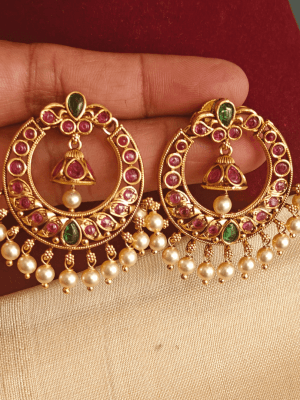 Chandbali stud