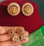 Lakshmi flower duck interchangeable  stud