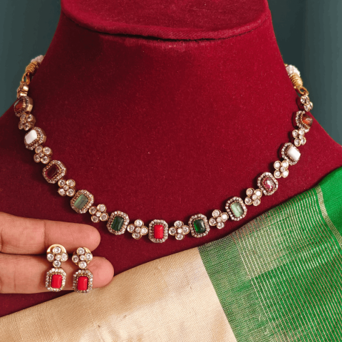 Navarathna chocker set