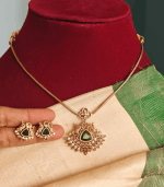 Double peacock chain set (green)