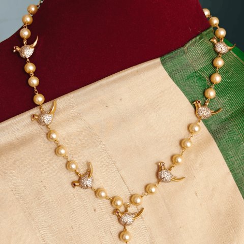 Bird pearl mala