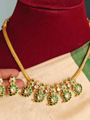 Emerald mango jadau attigai