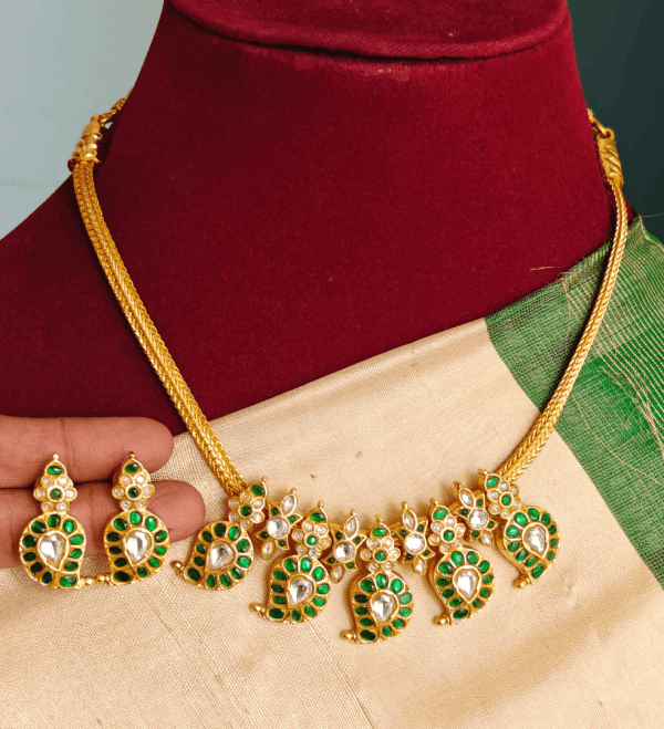 Emerald mango jadau attigai