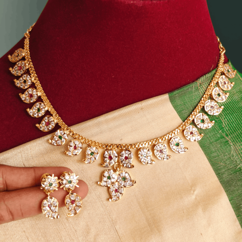 Mango micropolish necklace (Multicolor)