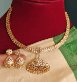 Rettai annam attigai set (Ruby white)