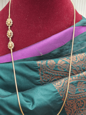 Three lakshmi mogappu chain