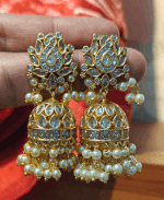 Lotus jhumkha (White)