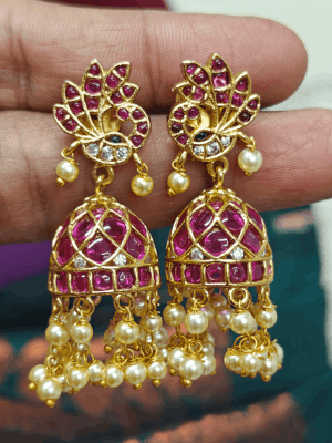 Mayil thogai jhumkha