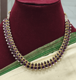 Mullai real kemp necklace (Gold polish)