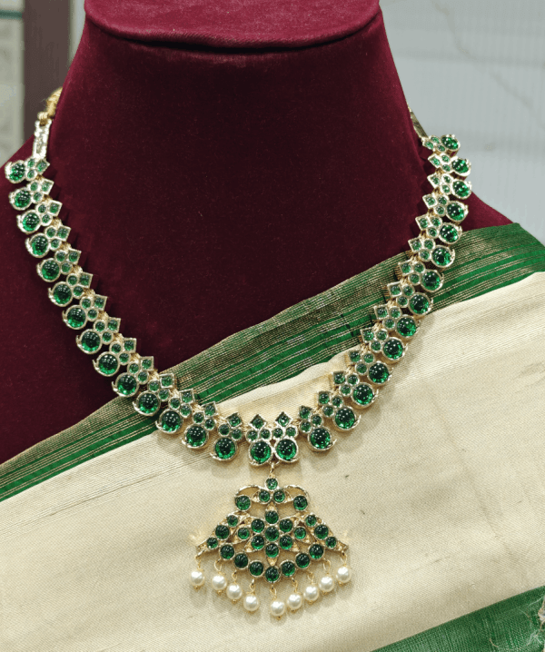 2 in 1 mango real kemp necklace