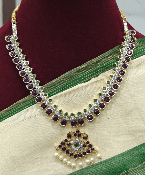 2 in 1 mango real kemp necklace