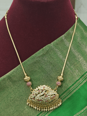 Annam padhakkam ruby ball chain (Ruby white)