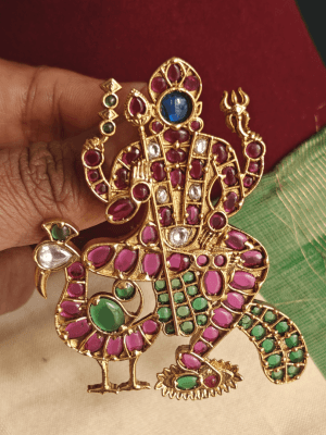 Muruga pendant (Blue face)
