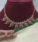 Maanga kemp necklace (Red white)