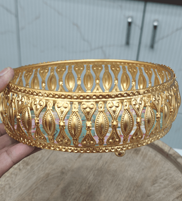 Yellow pichwai 6inch tray