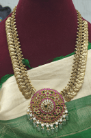 Peacock flower coin jadau haaram