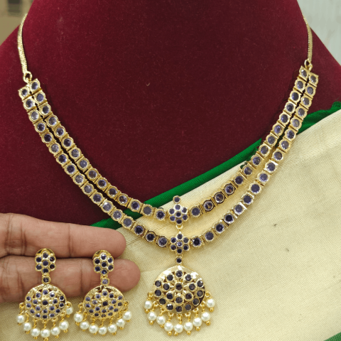 Purple double line attigai