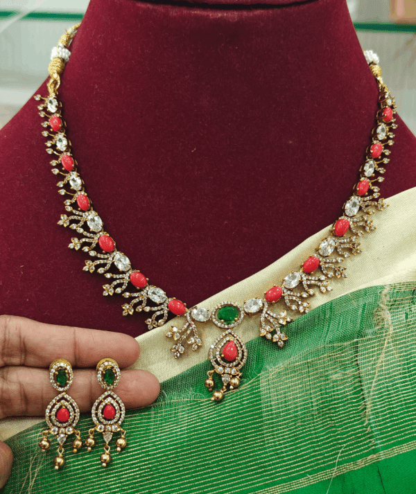 Kamalam Coral cute necklace