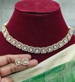 Antara rose gold necklace (White)