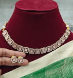 Antara rose gold necklace (Pink)