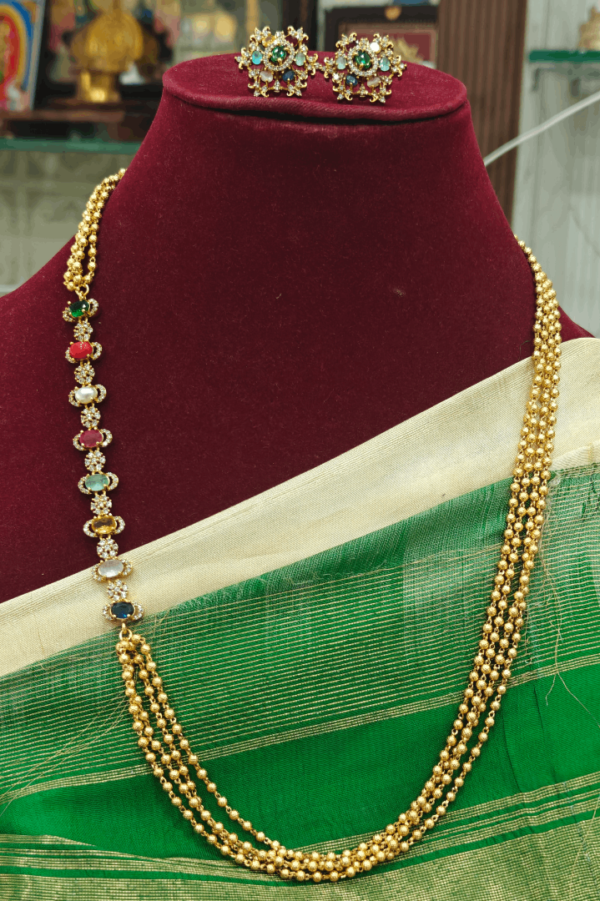 Multicolor mogappu chain set