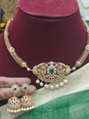 Amirthya hasli jhumkha set